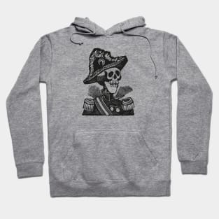 Calavera Colonel | Skeleton | Day of the Dead | Dia de los Muertos | Skulls and Skeletons | Vintage Skeletons | Military | Posada | Hoodie